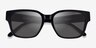 ARNETTE AN4294 Type Z Black AcetateSunglass Frames from EyeBuyDirect, Closed View