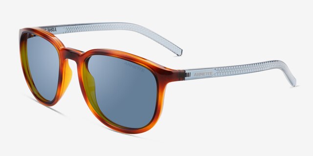 ARNETTE Pykkewyn Tortoise PlasticSunglass Frames from EyeBuyDirect, Angle View