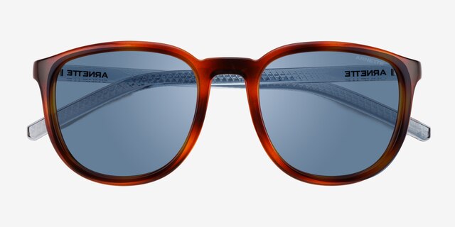 ARNETTE Pykkewyn Tortoise PlasticSunglass Frames from EyeBuyDirect, Closed View