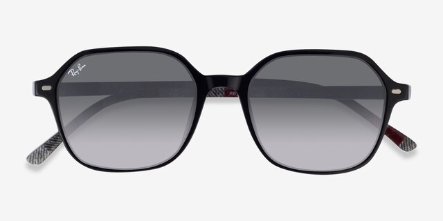 Ray-Ban RB2194 John Black AcetateSunglass Frames from EyeBuyDirect, Closed View