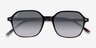 Ray-Ban RB2194 John Black AcetateSunglass Frames from EyeBuyDirect, Closed View