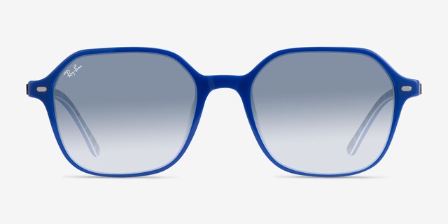 Ray-Ban RB2194 John Vichy Blue White AcetateSunglass Frames from EyeBuyDirect, Front View