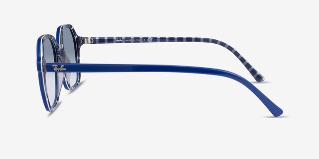 Ray-Ban RB2194 John Vichy Blue White AcetateSunglass Frames from EyeBuyDirect, Side View