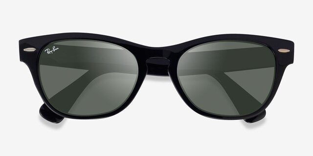 Ray-Ban RB2201 Laramie Black AcetateSunglass Frames from EyeBuyDirect, Closed View