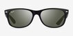 Ray-Ban RB2132 Wayfarer Rubber Black PlasticSunglass Frames from EyeBuyDirect, Front View