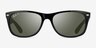 Ray-Ban RB2132 Wayfarer Shiny Black PlasticSunglass Frames from EyeBuyDirect, Front View