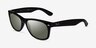 Ray-Ban RB2132 Wayfarer Shiny Black PlasticSunglass Frames from EyeBuyDirect, Angle View