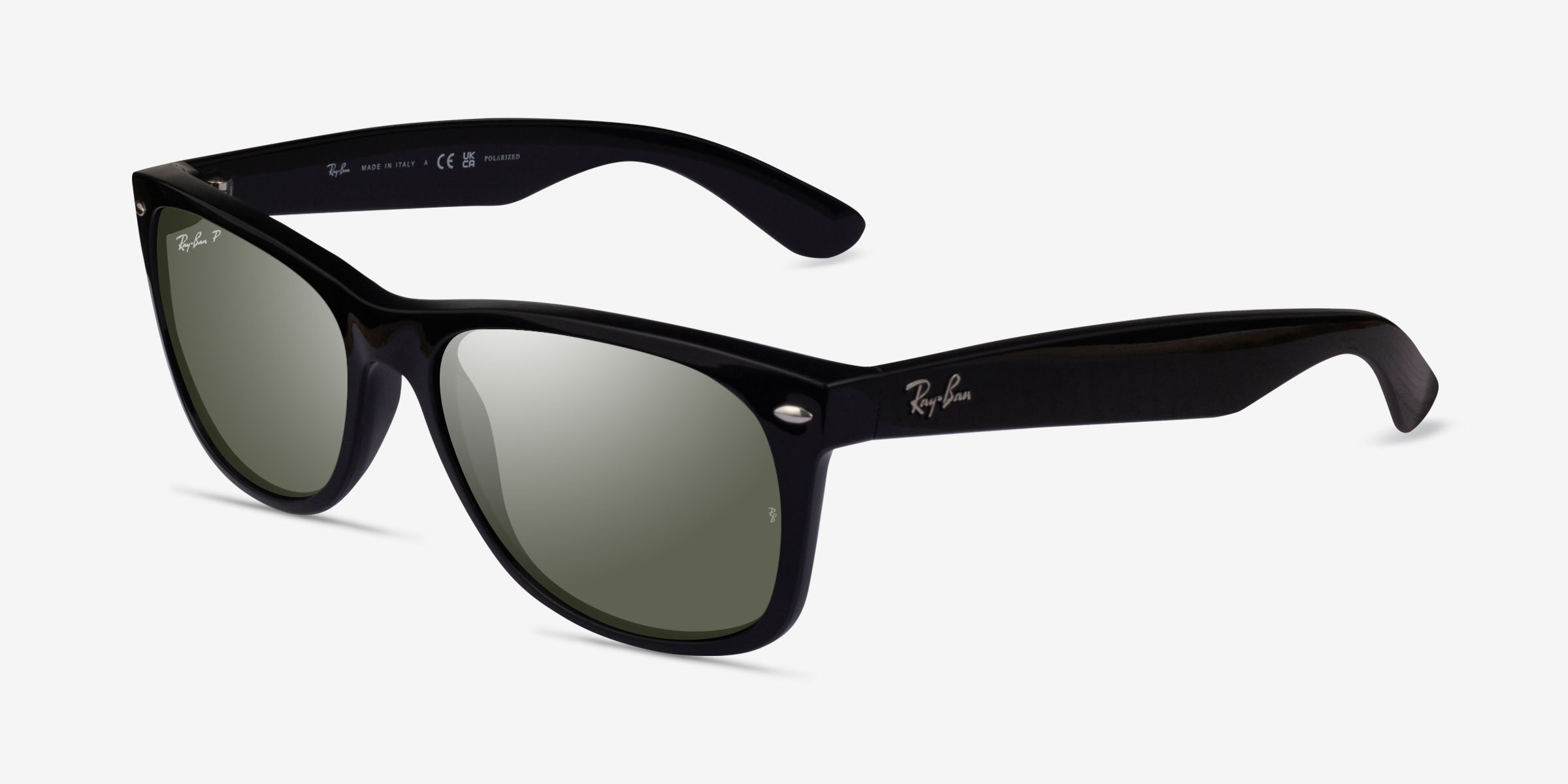 RayBan RB2132 Wayfarer Wayfarer Shiny Black Frame Prescription