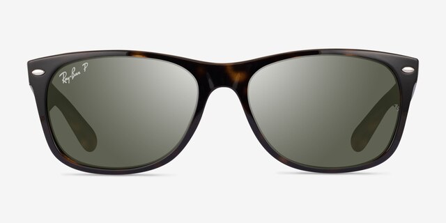 Ray-Ban RB2132 Wayfarer Tortoise PlasticSunglass Frames from EyeBuyDirect, Front View
