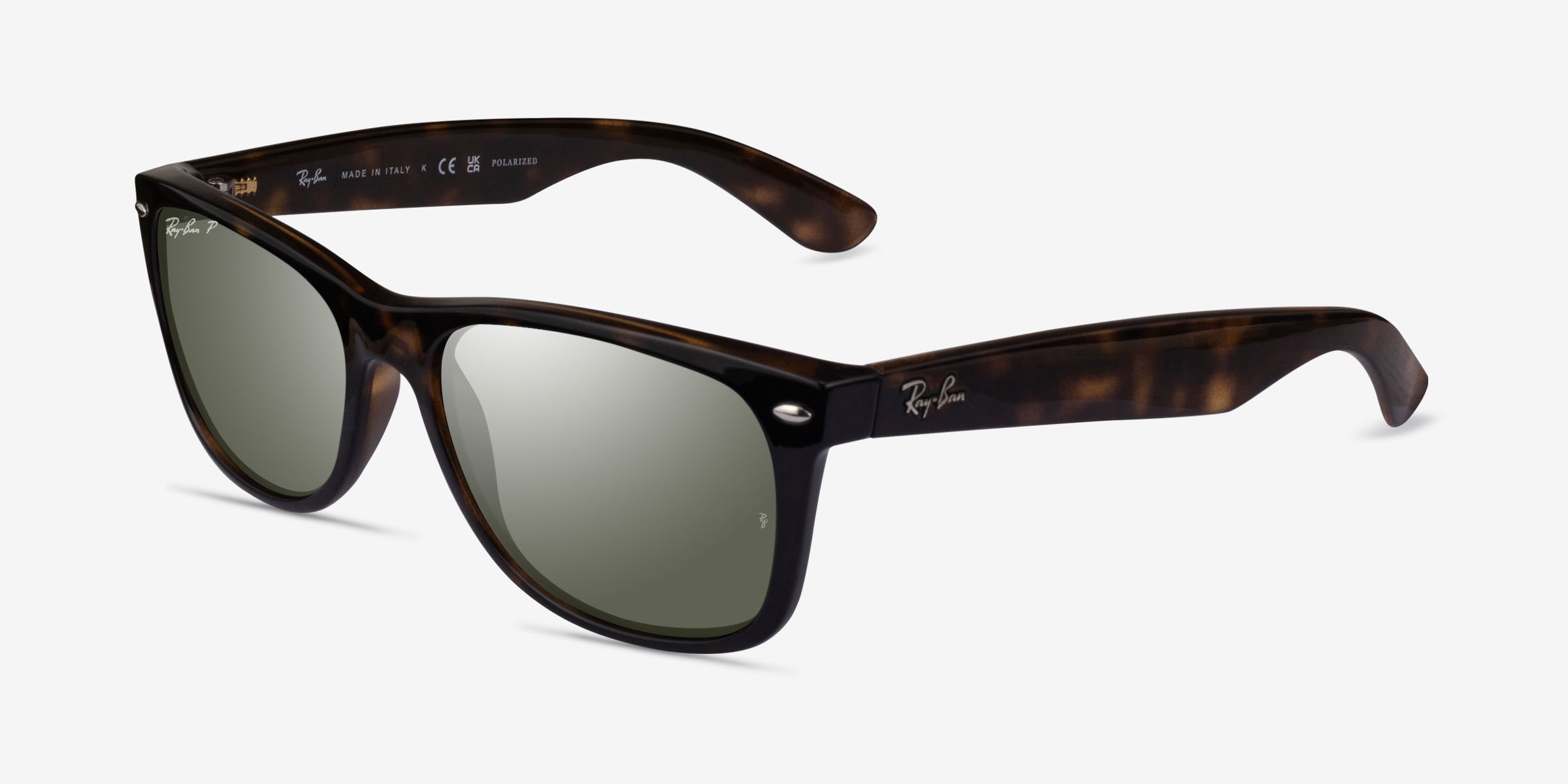 Ray-Ban RB2132 Wayfarer Square Rubber Black Frame Prescription