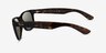 Ray-Ban RB2132 Wayfarer Tortoise PlasticSunglass Frames from EyeBuyDirect, Side View