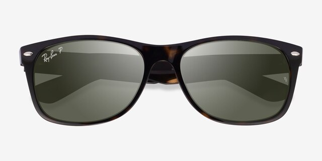 Ray-Ban RB2132 Wayfarer Tortoise PlasticSunglass Frames from EyeBuyDirect, Closed View