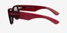 Ray-Ban RB0840S Transparent Red PlasticSunglass Frames from EyeBuyDirect, Side View