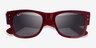 Ray-Ban RB0840S Transparent Red PlasticSunglass Frames from EyeBuyDirect, Closed View