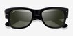 Ray-Ban RB0840S Black PlasticSunglass Frames from EyeBuyDirect, Closed View