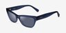 Vogue Eyewear VO5514S Clear Blue AcetateSunglass Frames from EyeBuyDirect, Angle View