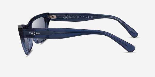 Vogue Eyewear VO5514S Clear Blue AcetateSunglass Frames from EyeBuyDirect, Side View