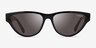 Vogue Eyewear VO5513S Black AcetateSunglass Frames from EyeBuyDirect, Front View