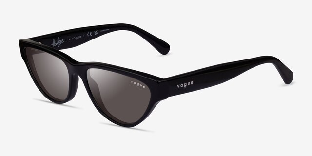 Vogue Eyewear VO5513S Black AcetateSunglass Frames from EyeBuyDirect, Angle View