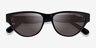 Vogue Eyewear VO5513S Black AcetateSunglass Frames from EyeBuyDirect, Closed View