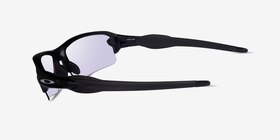 Oakley OO9271 Flak 2.0 Polished Black Plastique Soleil de Lunette de vue d'EyeBuyDirect, Vue de Côté