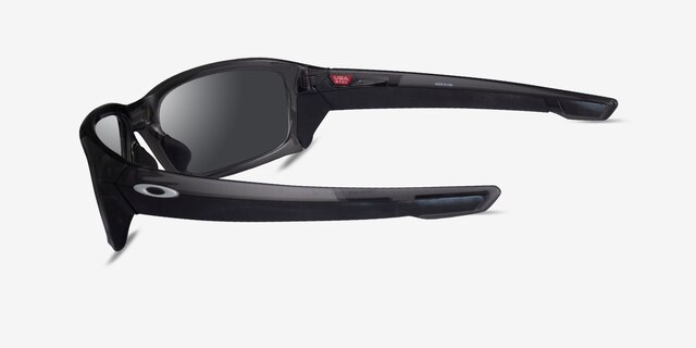 Oakley Straightlink Gray Smoke PlasticSunglass Frames from EyeBuyDirect, Side View