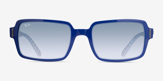 Ray-Ban RB2189 Benji Blue White AcetateSunglass Frames from EyeBuyDirect, Front View