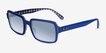 Ray-Ban RB2189 Benji Blue White AcetateSunglass Frames from EyeBuyDirect, Angle View