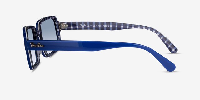 Ray-Ban RB2189 Benji Blue White AcetateSunglass Frames from EyeBuyDirect, Side View