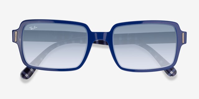 Ray-Ban RB2189 Benji Blue White AcetateSunglass Frames from EyeBuyDirect, Closed View