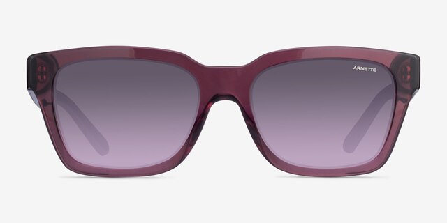 ARNETTE Cold Heart 2.0 Transparent Purple AcetateSunglass Frames from EyeBuyDirect, Front View