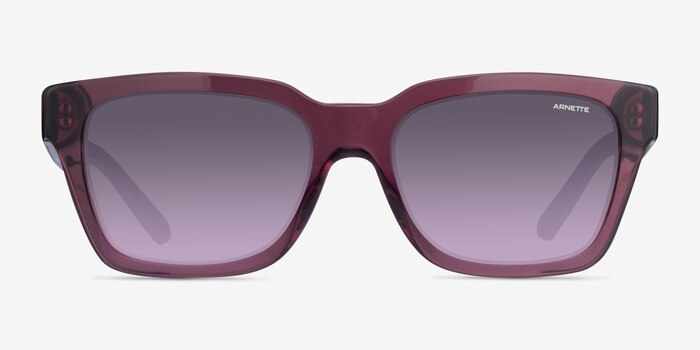 ARNETTE Cold Heart 2.0 Transparent Purple Acétate Soleil de Lunette de vue d'EyeBuyDirect