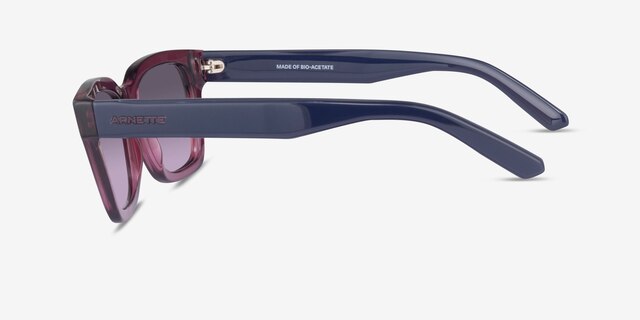 ARNETTE Cold Heart 2.0 Transparent Purple AcetateSunglass Frames from EyeBuyDirect, Side View