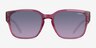 ARNETTE Hamie Transparent Pink PlasticSunglass Frames from EyeBuyDirect, Front View