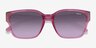 ARNETTE Hamie Transparent Pink PlasticSunglass Frames from EyeBuyDirect, Closed View