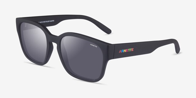 ARNETTE Hamie Matte Black PlasticSunglass Frames from EyeBuyDirect, Angle View