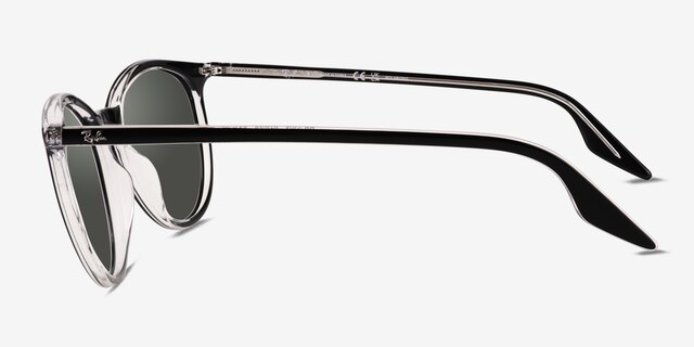 Ray-Ban RB2204 Black AcetateSunglass Frames from EyeBuyDirect, Side View