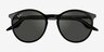 Ray-Ban RB2204 Black AcetateSunglass Frames from EyeBuyDirect, Closed View
