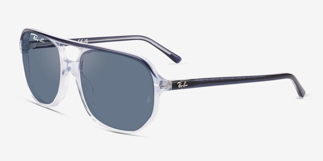 Ray-Ban RB2205 Bill One Blue AcetateSunglass Frames from EyeBuyDirect, Angle View