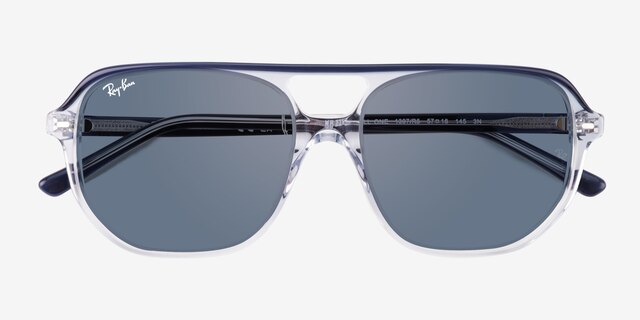 Ray-Ban RB2205 Bill One Blue AcetateSunglass Frames from EyeBuyDirect, Closed View