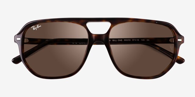 Ray-Ban RB2205 Bill One Tortoise AcetateSunglass Frames from EyeBuyDirect, Closed View