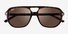 Ray-Ban RB2205 Bill One Tortoise AcetateSunglass Frames from EyeBuyDirect, Closed View