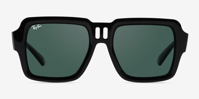 Ray-Ban RB4408 Magellan Black PlasticSunglass Frames from EyeBuyDirect, Front View