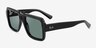Ray-Ban RB4408 Magellan Black PlasticSunglass Frames from EyeBuyDirect, Angle View
