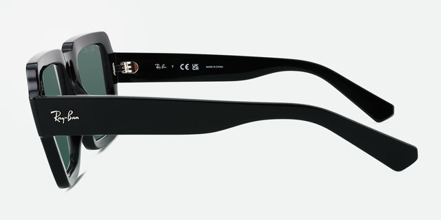 Ray-Ban RB4408 Magellan Black PlasticSunglass Frames from EyeBuyDirect, Side View