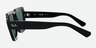 Ray-Ban RB4408 Magellan Black PlasticSunglass Frames from EyeBuyDirect, Side View
