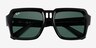 Ray-Ban RB4408 Magellan Black PlasticSunglass Frames from EyeBuyDirect, Closed View
