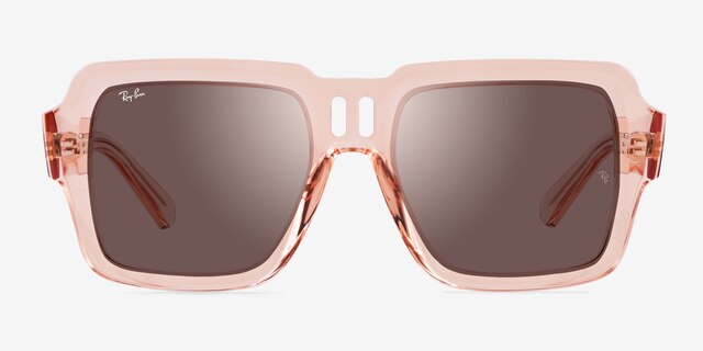 Ray-Ban RB4408 Magellan Transparent Pink PlasticSunglass Frames from EyeBuyDirect, Front View
