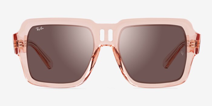 Ray-Ban RB4408 Magellan Transparent Pink Plastic Sunglass Frames from EyeBuyDirect