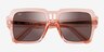 Ray-Ban RB4408 Magellan Transparent Pink PlasticSunglass Frames from EyeBuyDirect, Closed View